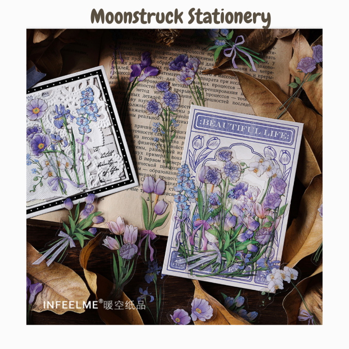 MOONSTRUCK 30Pcs Romance Forever PET Sticker Pack Journal Diary ...
