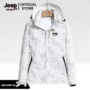 Jeep Spirit Womens Jacket Waterproof Mens Outdoor Hiking Running Windbreaker Rain Coat