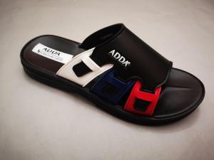 ADDAแท้ รองเท้าแตะผู้ชาย รองเท้าผู้ชายลำลอง summer รองเท้าผู้ชายรุ่นฮิต  ใส่ไม่เมื่อย คาดหน้าเดินเบา นุ่มใส่สบาย ADDA รุ่น 71K08-M1 (สีขาว   สีดำ)