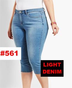 3/4 Tokong August Jeans Denim Light Blue 561