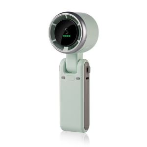 YZLong Portable Digital Handheld Fan with High-Speed Turbine and 5-Speed Settings
