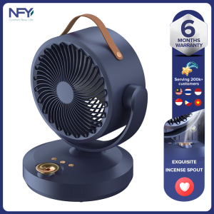 2023 new model shaking head circulation fan fragrance spray fan
