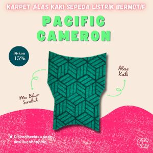 Karpet Sepeda Listrik Pacific Cameron Black Series - Mie Bihun Serabut - Bermotif