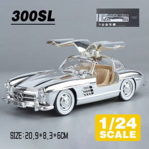 LEO 1:24 Benz 300SL Classic Car Diecast Model Car Alloy Cars Toys Collection Gift For Kids Boy Girl