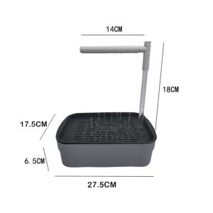 COOLSOOL USB Bồn tắm cho chim vẹt Tự động Điện Bồn tắm cho chim và vòi sen Chất lượng cao Bồn tắm nước tuần hoàn cho thú cưng Cần thiết cho thú cưng