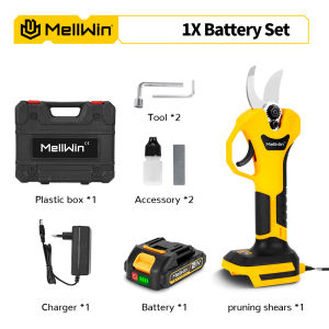 30mm Brushless Electric Pruner Shear 2 Gears Cordless Fruit Tree Bonsai Pruning Scissors Power Tools For Makita 18V Battery