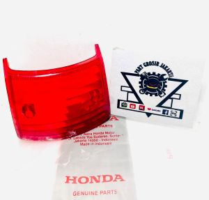 MIKA COVER KACA LAMPU BELAKANG STOPLAMP STOP REAR LAMP MIKA LAMPU REM TENGAH HONDA SUPRA X SUPRA LAMA SUPRA FIT MURAH BARU ORIGINAL ASLI HONDA DIJAMIN 100%