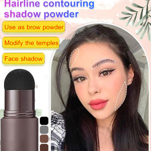 Hairline Contouring Shadow Powder Cover White Hair Waterproof Hair Dye Stick Instant Hair Root Touch Up Hide Bald Edges