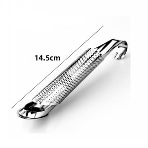 ที่ชงชาสแตนเลสสตีลตัวกรองชาโลหะสำหรับแก้วอุปกรณ์เครื่องมือชาสำหรับสมุนไพรชา Puer สุดสร้างสรรค์