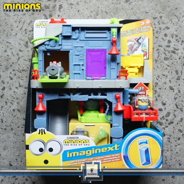 Imaginext Minions The Rise of Gru Gadget Lair Playset with Minion Otto