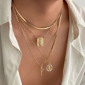 LOPU Punk Dây chuyền hạt Pha lê Nơ tình yêu Vòng cổ kim loại Y2K Độc nhất Dây chuyền choker Dây chuyền  dây nhiều lớp Phụ nữ