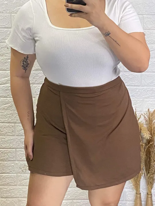 Plus size outlet shorts and skorts