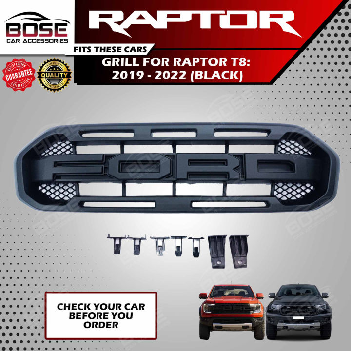 Car Front Grill for Ford Ranger T6 T7 T8 / Raptor 2019 2020 2021 / 2023 ...