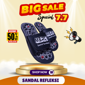 SANDAL REMATIK SELOP SANDAL AKUPUNTUR SANDAL REFLEKSI