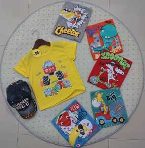 Kaos Oblong Anak Laki-Laki Umur 3-10 Tahun COD