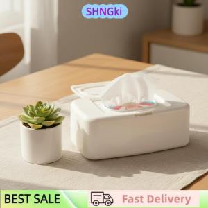 SHNGki Baby Wipes Box 1pc Wet Tissue Dispenser Large Capacity Portable Napkin Storage for Nursery Bathroom