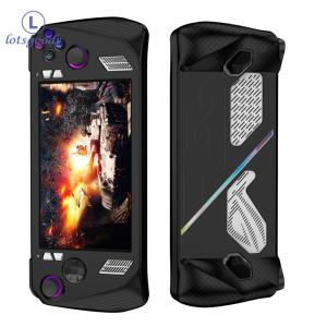 ตัวป้องกันคอนโซลซิลิโคน/TPU พร้อมตัวยึดฝาครอบเคสป้องกันกันกระแทกอุปกรณ์เสริมสำหรับ Asus Rog Ally