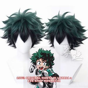 RAMBUT PALSU WIG COWO COWOK PRIA HIJAU NATURAL KOREA WIG COSPLAY ANIME MY BOKU NO HERO ACADEMIA MY HERO ACADEMIA WIG MIDORIYA IZUKU WIG DEKU KUN