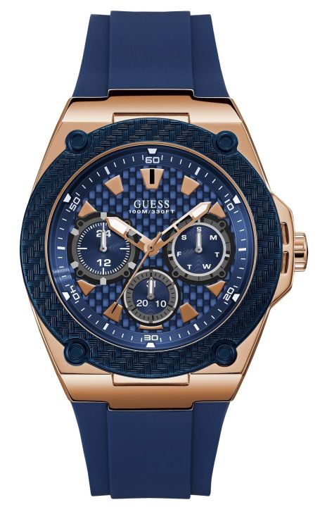 Jam Tangan Men's Guess Watches GUESS Men's Rigor Iconic Blue