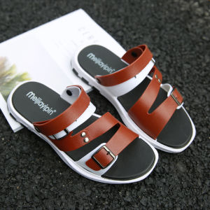 Free Shipping MenS Sandals Suitable For All Seasons Designed For Outdoor Wear Can Be Worn For Driving Odor-Resistant Thick-Soled Beach Slippers Breathable And Non-Slip