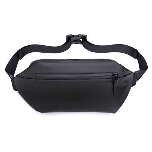 Beg Lelaki Men Pouch Bag Water Resistant Men Waist Bag with Bottle Holder Compartment Beg Pinggang Lelaki (WP-054)