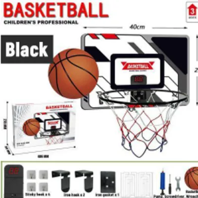 Mini Hanging Basketball Hoop With Score Counter Basketball Hoop Ring For Kids With Can Dunk Shatterproof Backboard