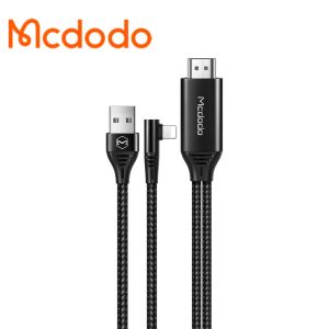 ORIGINAL MCDODO CABLE IP TO HDMI CABLE ULTRA 4K HD RESOLUTION MOBILE PHONE TO TV MONITOR CONVERTER CABLE 2M WAYAR CABLES