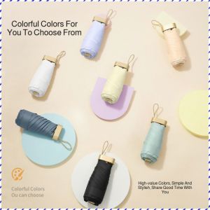 ร่ม แบบพกพา เสื้อกันฝน แข็งแรงและทนทาน เบาเป็นพิเศษ รังสียูวี วัสดุไฟเบอร์น้ำหนักเบา เบาเหมือนขนนก