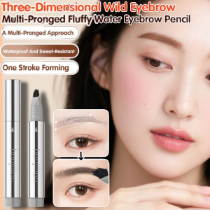 Multi-Prong Water Eyebrow Pencil Long Lasting Silky Easy To Color Three-Dimensional Water Eyebrow Pencil