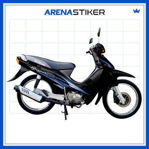 SH48c Sticker Shogun R Stiker Striping Lis Suzuki Shogun 110 R 2000 - 2003 Variasi Retro Design Lz