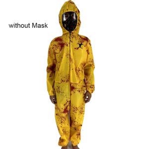 XUECHUANGYING Carnival Radiation Costume Suit Fancy Dress Jumpsuit Zombie Clothes Protective Clothing Party Dress Halloween Clothes