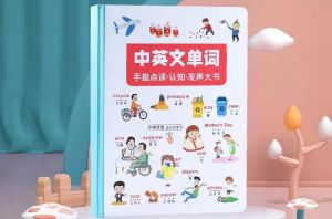 Bridge2Soul【精装正版】乐童童手指点读发声单词书中英文认知小百科有声读物早教机point to read audio book bilingual electronic vocabulary word e-book