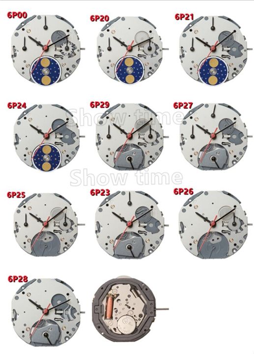 Watch Parts Japan Miyota Chronograph Quartz Movement 6P00 6P20 6P21 6P23 6P27 6P29 6P28 6P25 6P26 6P24 With Battery Lazada PH