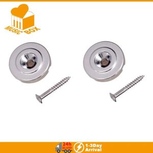 2pcs Electric Bass String Trees High Performance Metal Retainers for Better Tuning Control电贝司琴头压弦扣