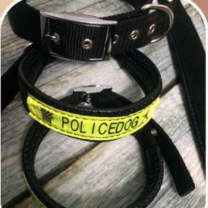 dây vòng cổ đai dù police dog phản quang khoá hợp kim đủ 4 size hàng cao cấp