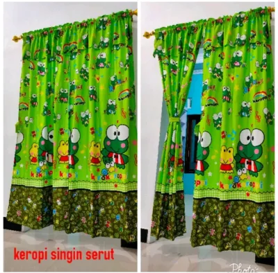 gorden hordeng jendela pintu kamar/ruang tamu panjang 2 meter minimalis murah dan cantik