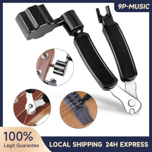 Functional 3 in 1 Guitar String Winder Cutter and Bridge Pin Puller Guitar Repair Tool