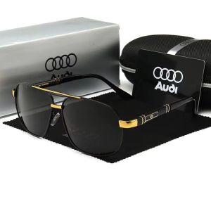 Authentic Audi Polarized Sunglasses For Men Driving Fishing Shades Men Beach Sunny Protection Anti UV400 Anti Glare