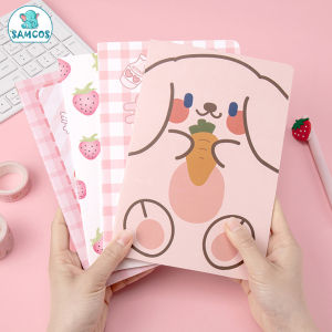 Sổ tay A5 sổ khâu gáy họa tiết cute 60 trang đáng yêu văn phòng phẩm SamCos