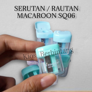 Serutan Kecil Rautan Macaroon SQ06 Random 1 Pcs