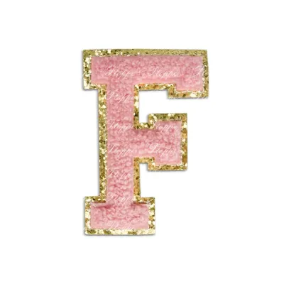 NG65D Large T-shirt Garment For Clothing Bags Jacket DIY Embroidered English Alphabet Iron On Clothing Clothing Badges Patches Clothes Embroidery Appliques Applique Accessories