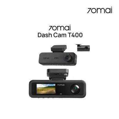 70mai T400 3-Channel Dashcam 2.5K | Built-in GPS | Infrared Night Vision | Supercapacitor | E-hailing Grab