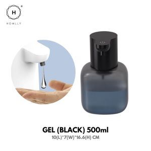 Homlly Automatic Sensor Adjustable Foaming Soap Gel USB C Rechargeable Dispenser (500mL)