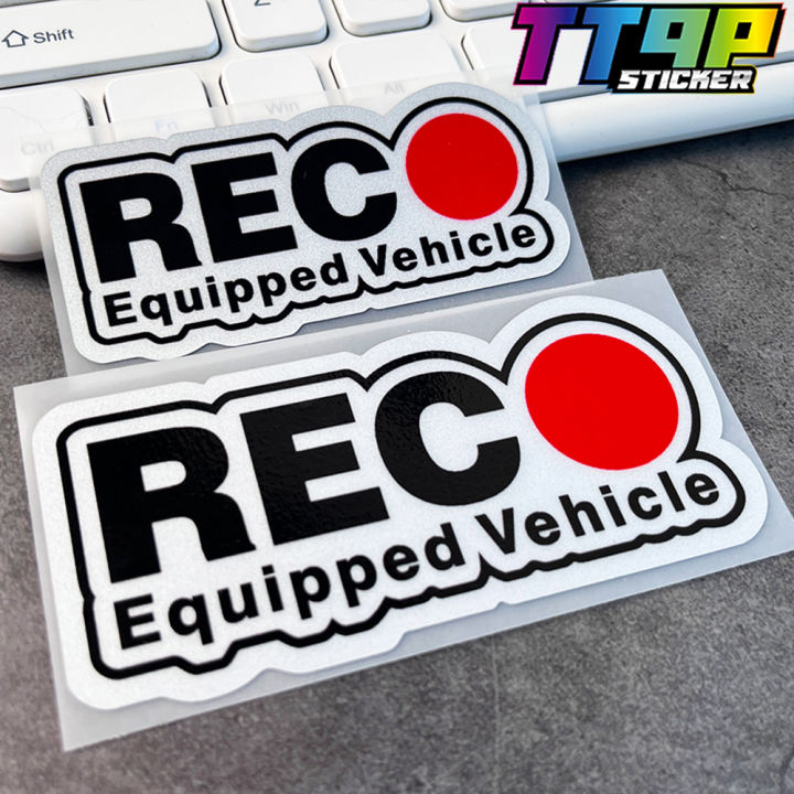 JDM Sticker Driving Record Photography Warning Reflective Sticker ...