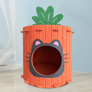 SKISOPGO ที่นอนสัตว์เลี้ยง บ้านแมว บ้านสัตว์เลี้ยง ที่นอนสุนัข ที่นอนแมว บ้านนอนสัตว์เลี้ยง สไตล์แครอท