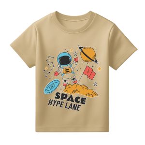Baju Kaos Anak Laki Laki Motif Astronot Cowok Keren Umur 1 - 10 Tahun - Hypelane - DTF2
