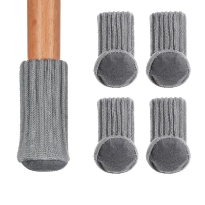 4 PCS Chair Table Leg Cover Socks Protection Non-slip Floor Protectors For Furniture Legs