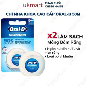 Chỉ Nha Khoa Cao Cấp Nhập UK Oral B Essential Floss 50M