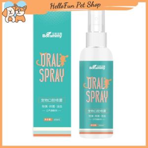 Xịt thơm miệng cho chó mèo Borammy 100ml (Xịt khử mùi hơi thở thơm mát cho thú cưng)