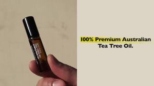 Lazy Society Teatree oil Roll-On 100% Spot Care for Acne ment - Gentle on Sensitive Skin Targets Acne Pimples Blemishes and Zits. Face and Skin Spot Care ment for Acne 0.18oz.